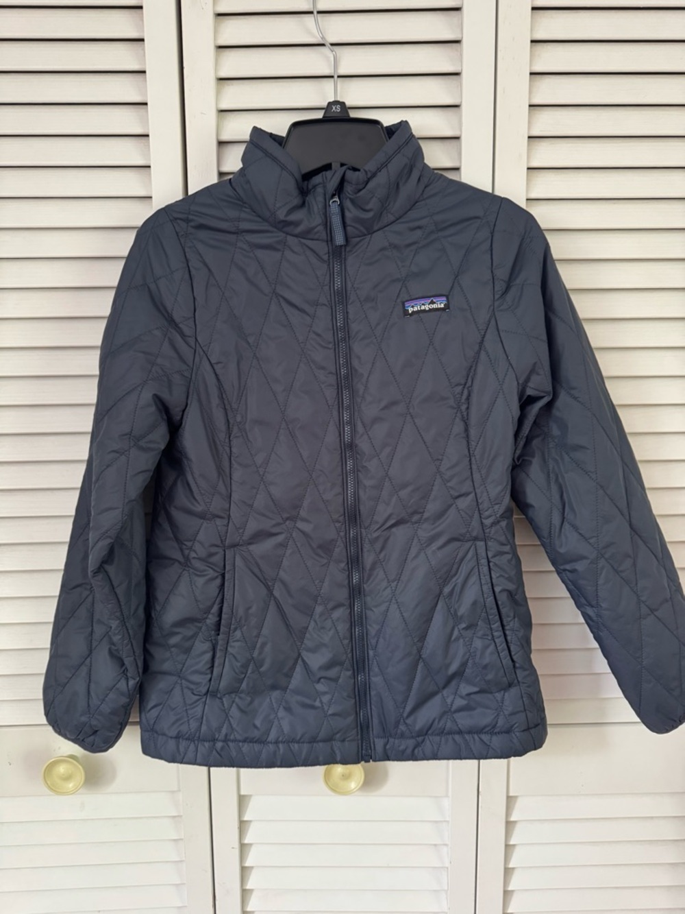 Patagonia Quilted Kids Jacket - Navy  12
